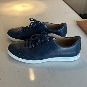 Cole Hahn Grand.os blue Leater shoe